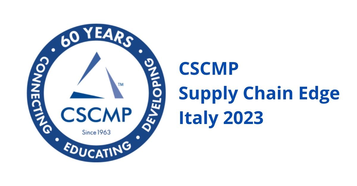 Conferenza CSCMP Supply Chain Edge Italy 2023
