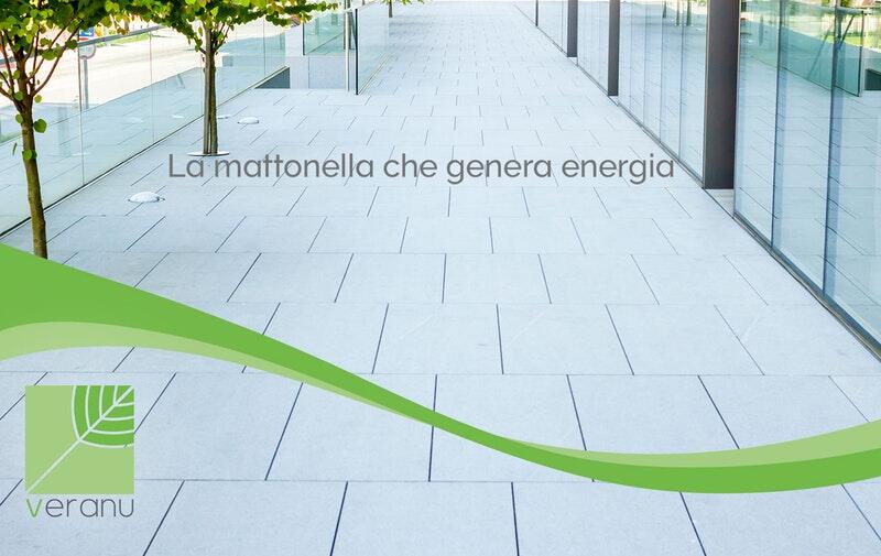 Veranu: la mattonella che produce energia è griffata Made in Italy