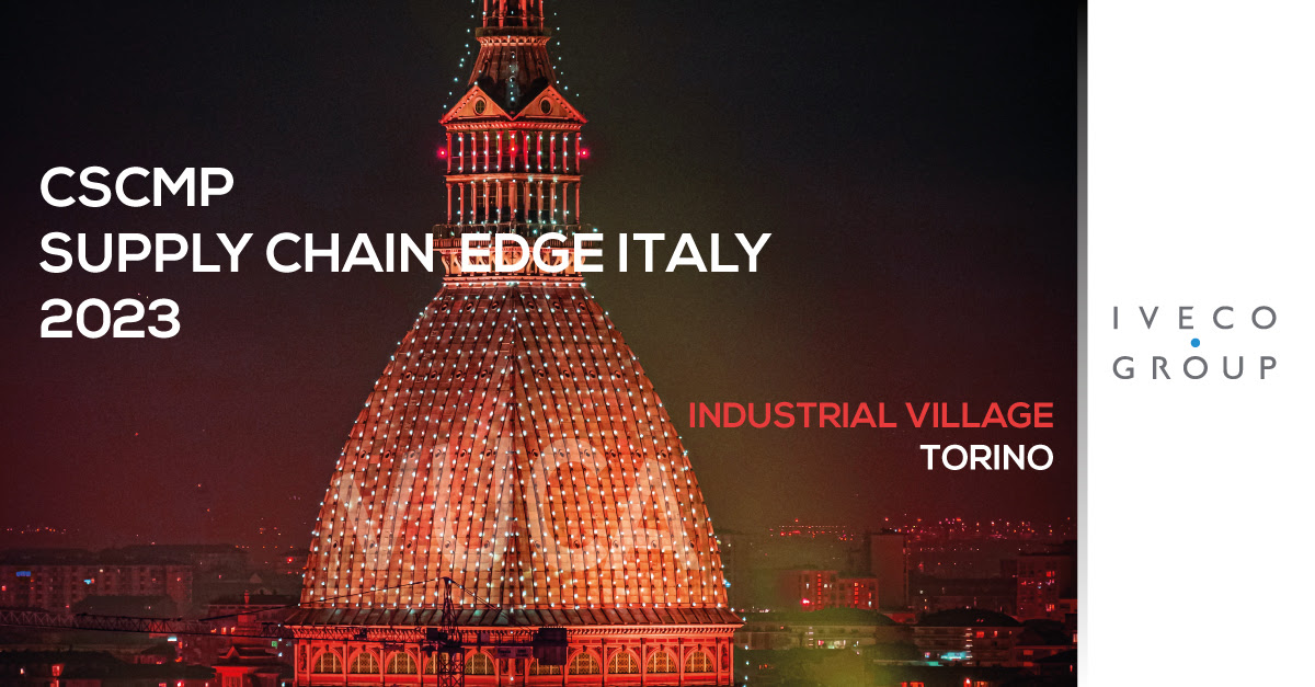 Conferenza CSCMP Supply Chain Edge Italy 2023