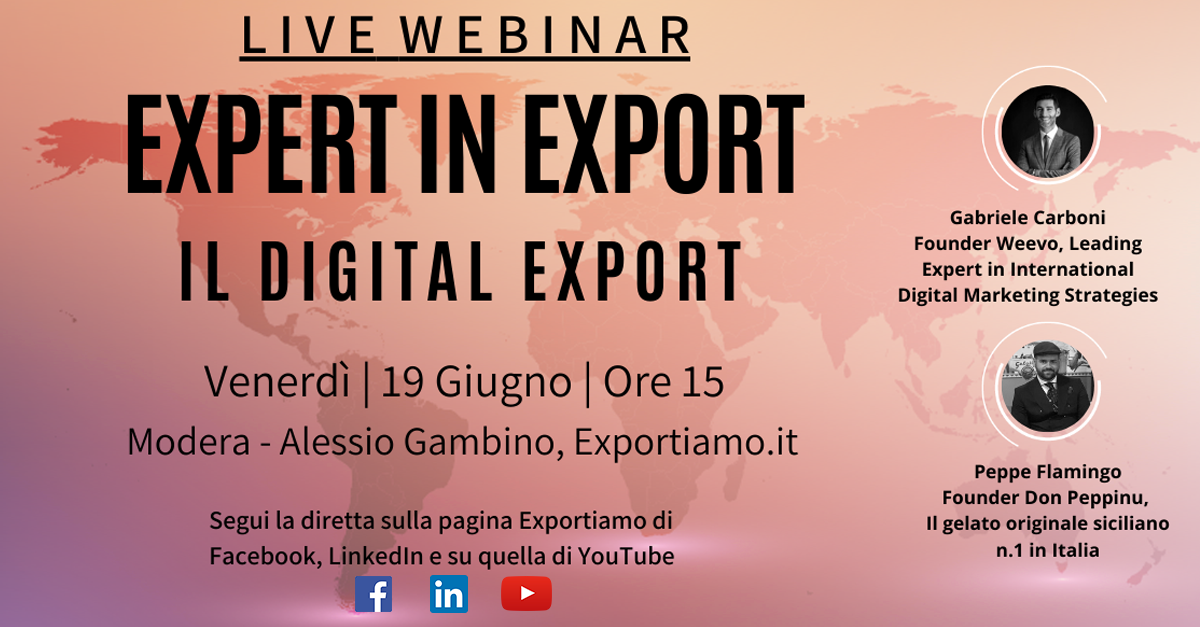 Expert in Export Live - Il Digital Export
