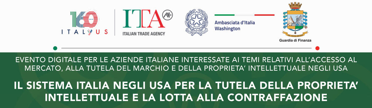 Il Sistema Italia negli USA per la Tutela della Proprietà Intellettuale e la Lotta alla Contraffazione