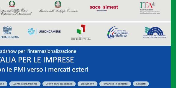 Sarà Prato ad ospitare la settima tappa del Roadshow “Italia per le Imprese, con le PMI verso i mercati esteri”