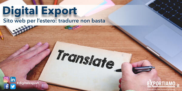 Sito web per l’estero: tradurre non basta