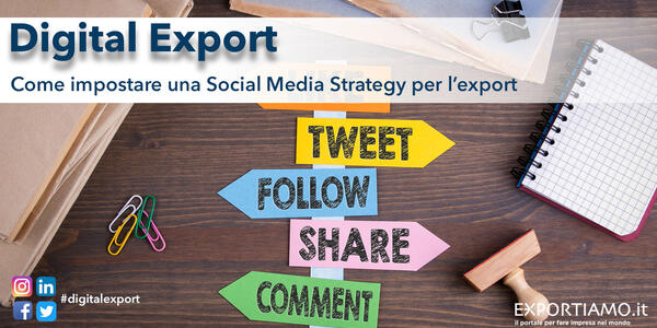 Come impostare una Social Media Strategy per l’export