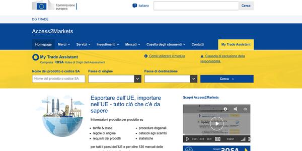 Access2Markets – Il Nuovo Portale UE di Export Compliance