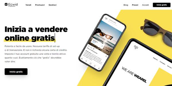 Come Vendere Online Gratis e in Pochi Clic? Con Ecwid di Lightspeed!