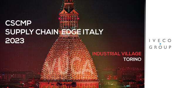 Conferenza CSCMP Supply Chain Edge Italy 2023